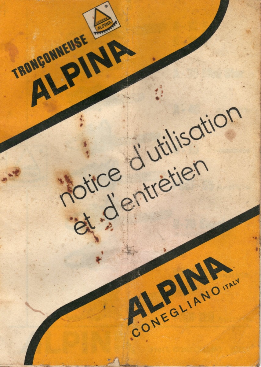 Notice d’utilisation et d’entretien ALPINA