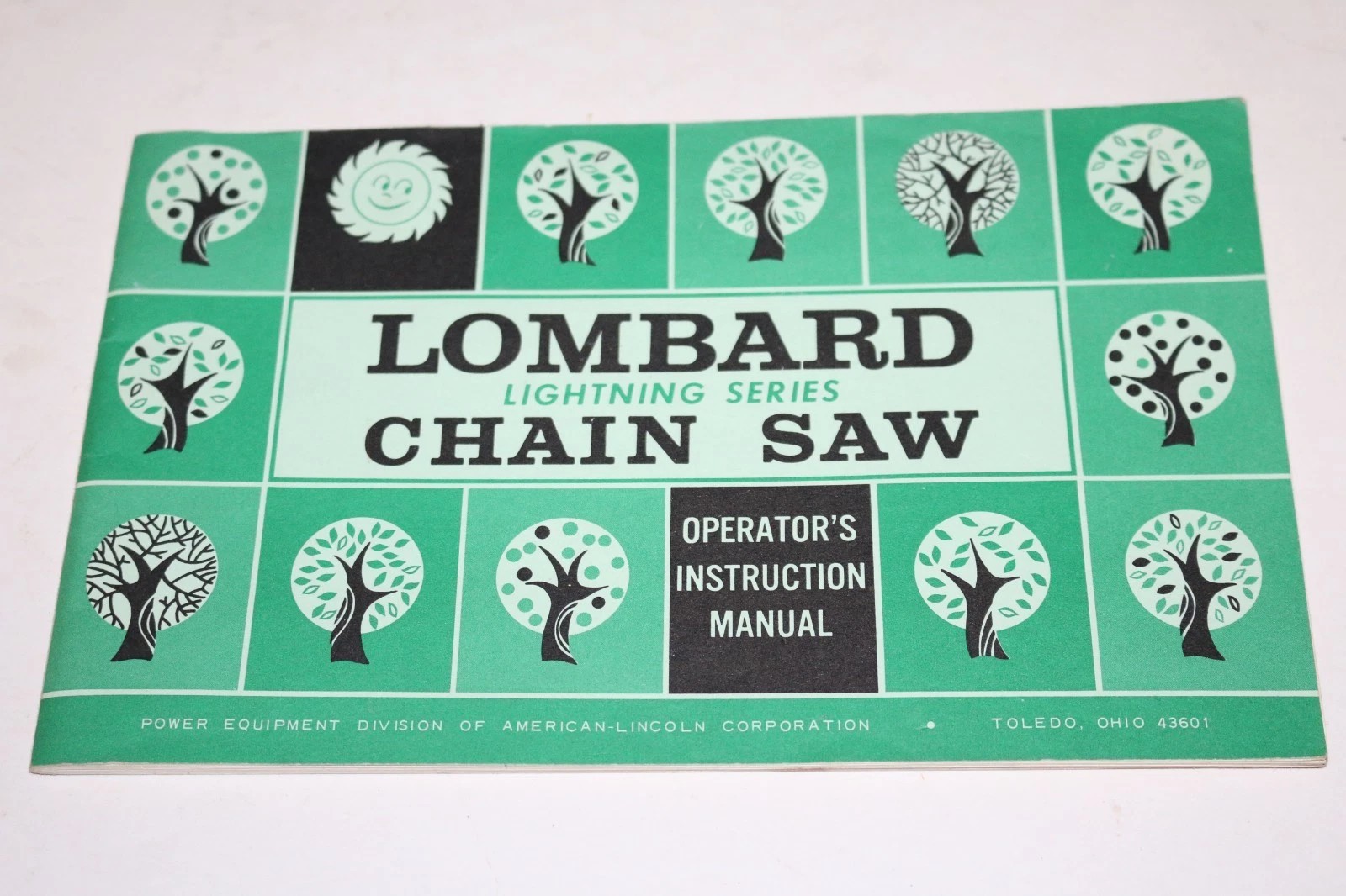Couverture du manuel utilisateur Lombard Lightning Series Chain Saw – Operator's Instruction Manual, édité par American-Lincoln Corporation pour la série Lightning.