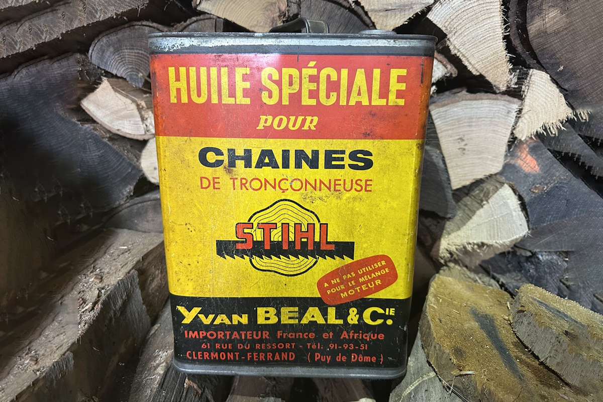 Bidon d’huile spéciale pour chaînes de tronçonneuse STIHL Yvan Béal
