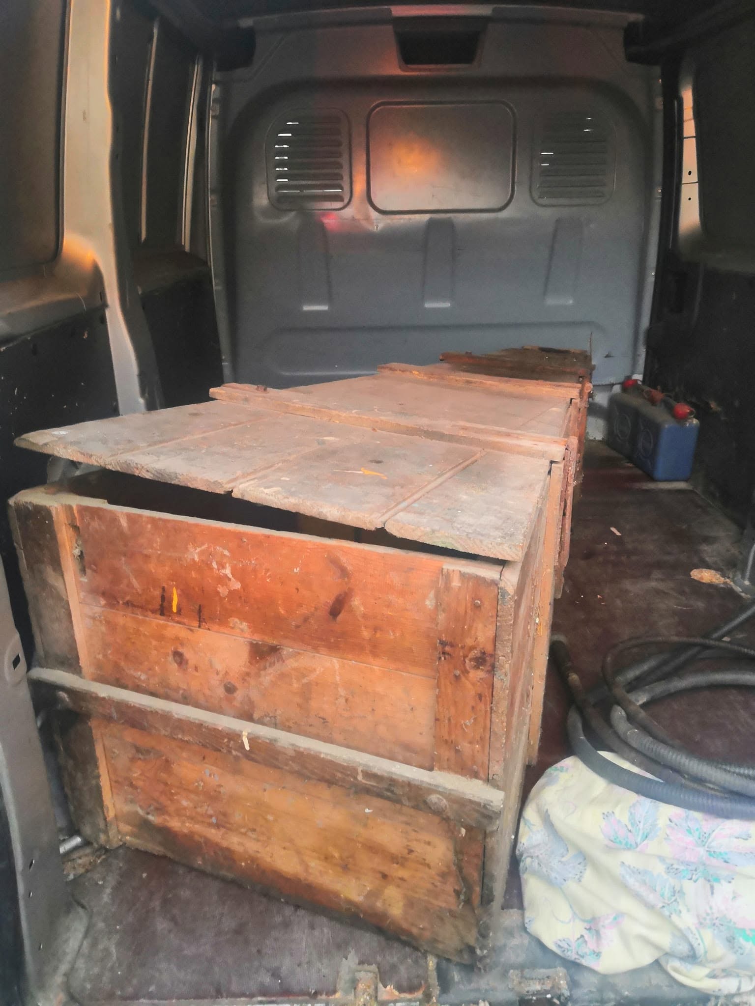 La PPK 80 dans la camionnette prête à être ramenée à Weitbruch