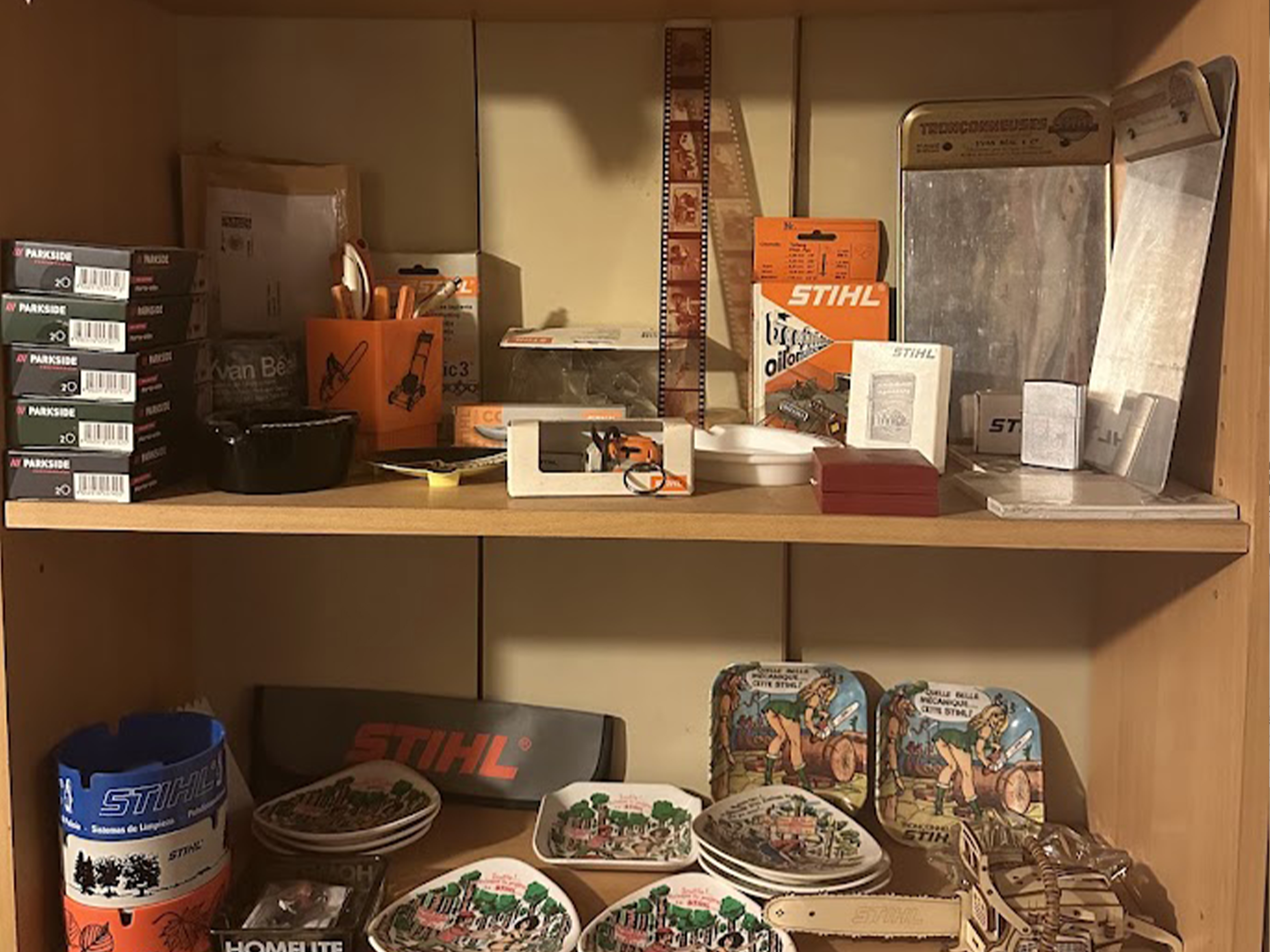 Objets et publicités anciennes de la collection OLDCHAINSAW